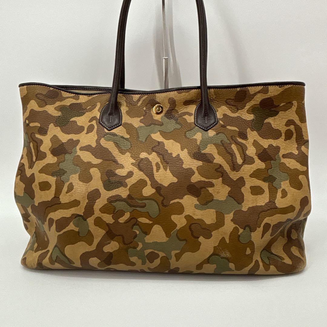 Cisei シセイ トートバッグ 941 レザー 本革 迷彩 大容量