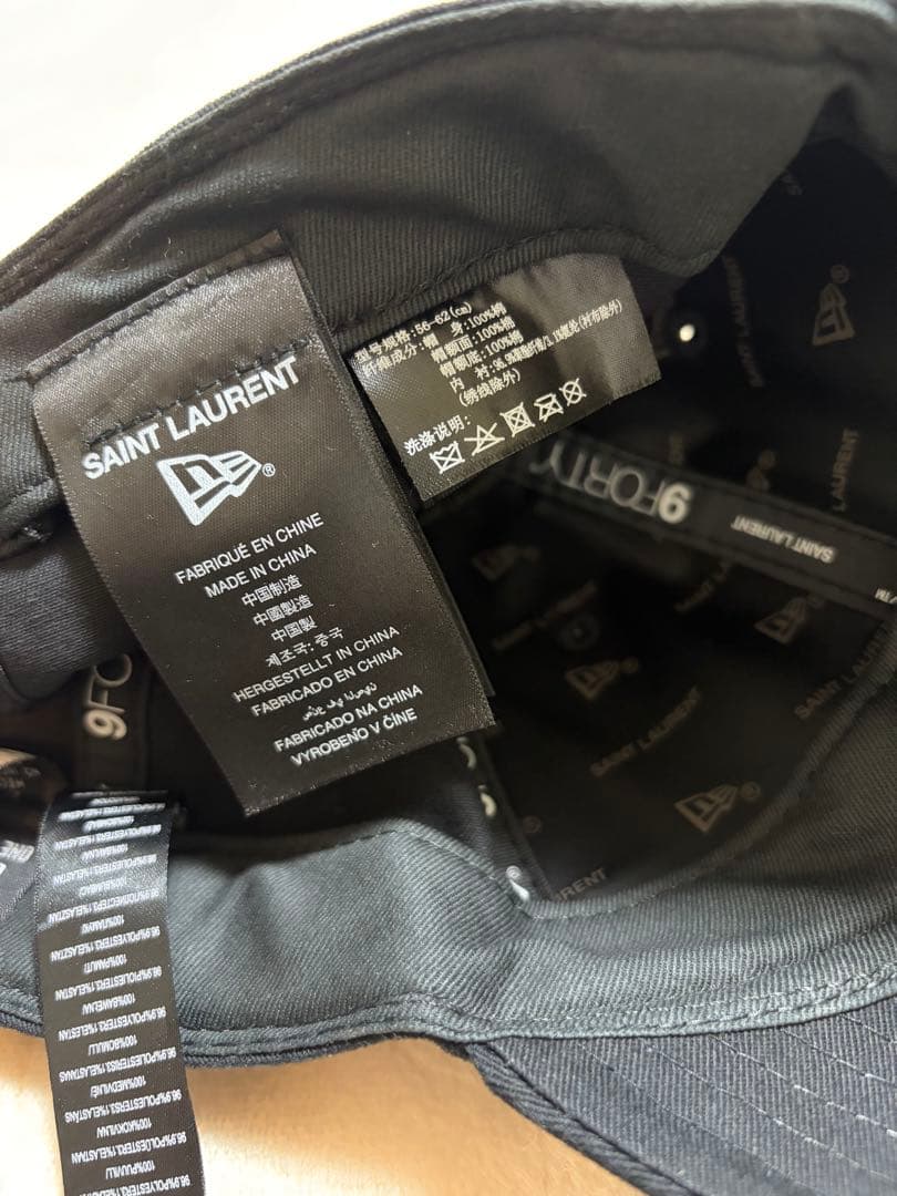 ニューエラ YSL モノグラム キャップ