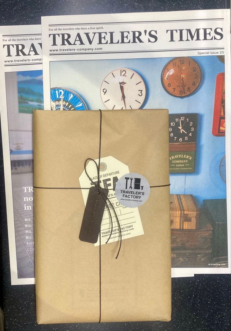 トラベラーズノート ステーションエディション 東京駅限定ラッピング済　タイムズ付