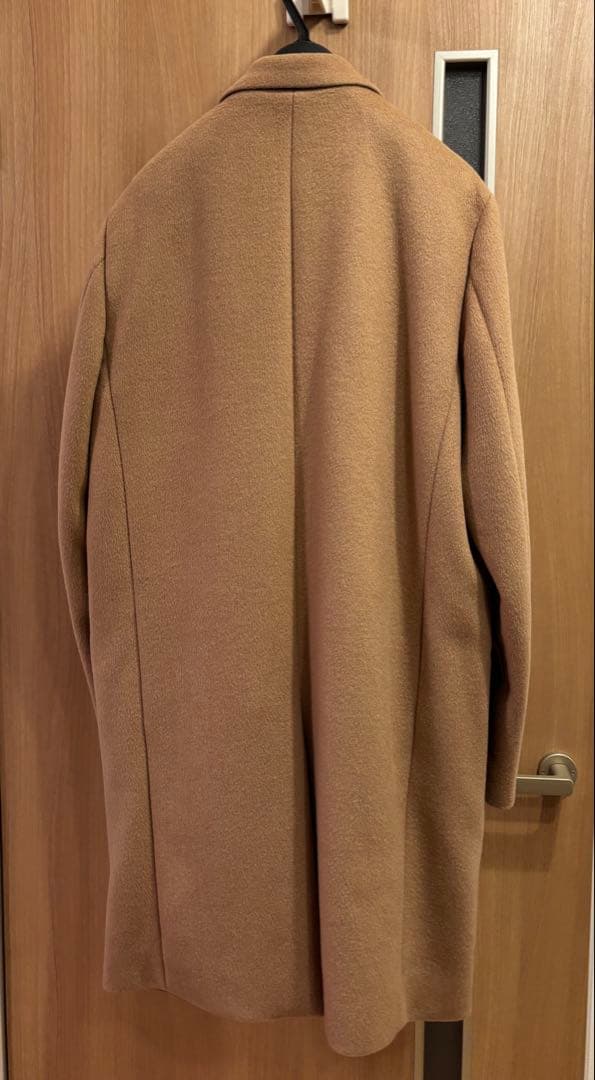 UNITED ARROWS ソリッド メルトン チェスターコート　キャメル