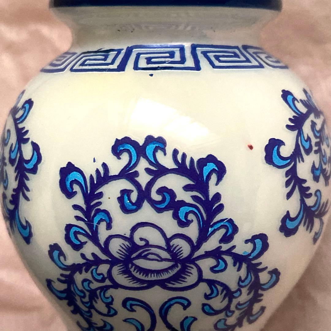 新品未使用 チャイニーズ ジャー オーナメント