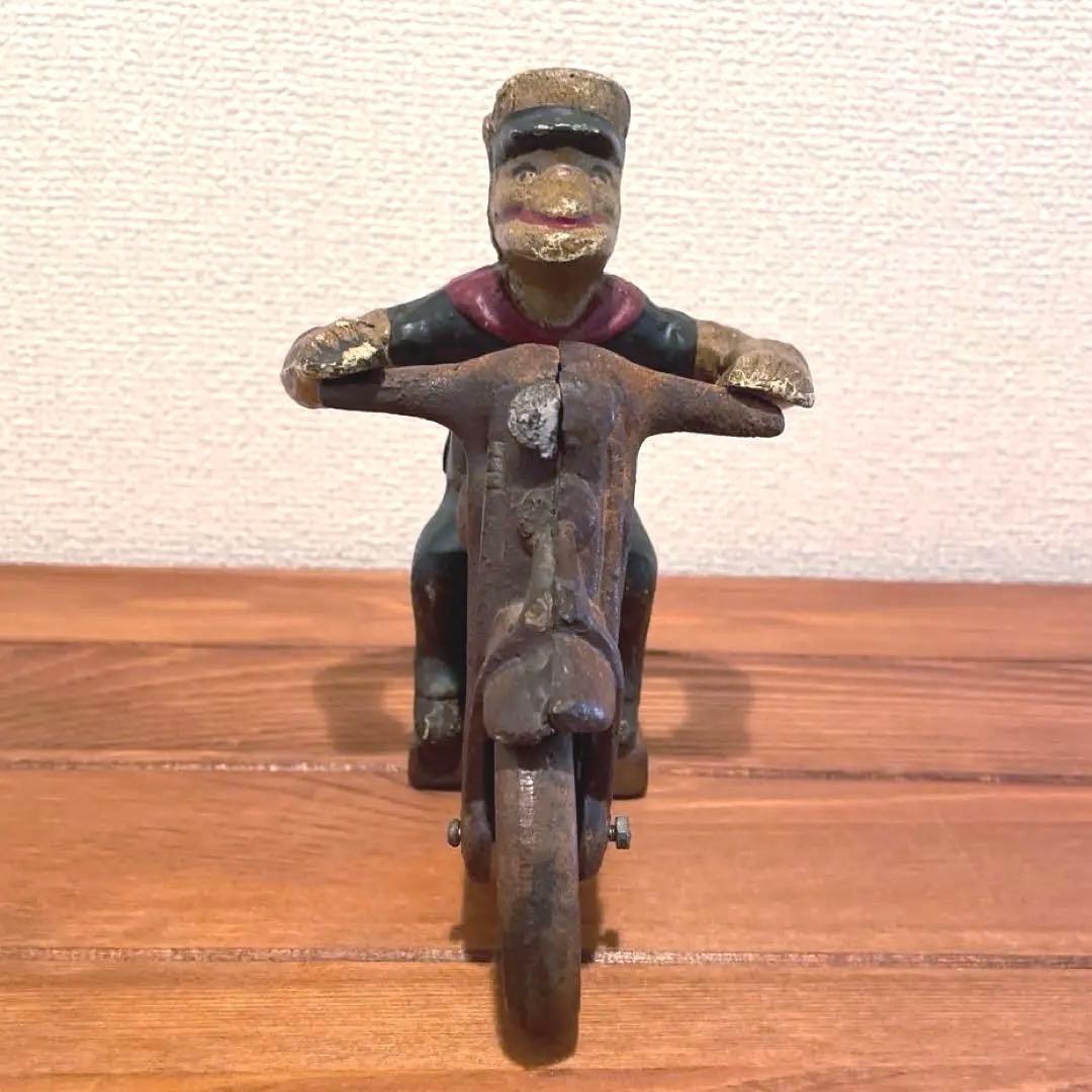 Popeye ポパイ バイク 30‘s 40’s 鉄製 アンティークトイ