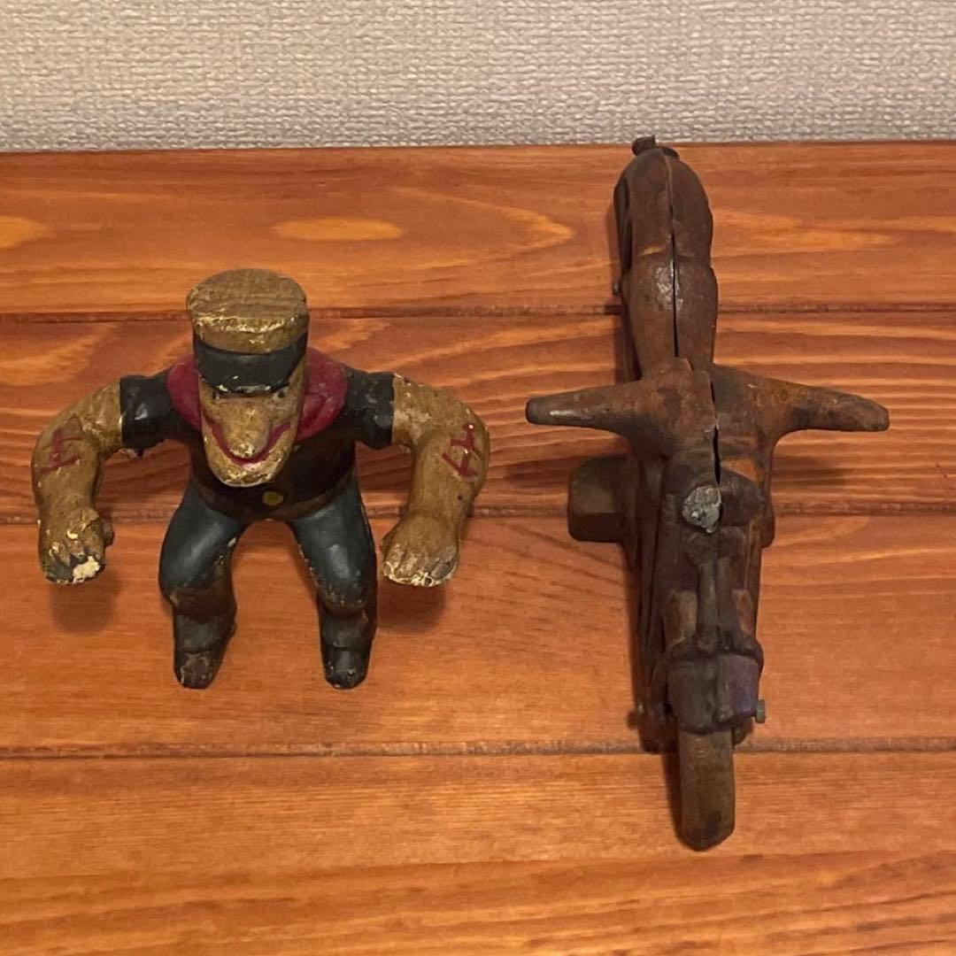 Popeye ポパイ バイク 30‘s 40’s 鉄製 アンティークトイ