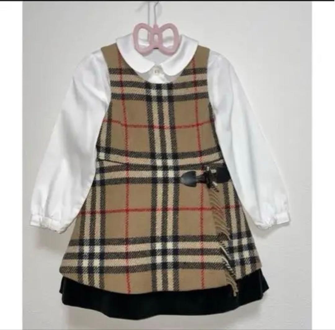 限定値引き中！！BURBERRY チェック柄 ワンピース