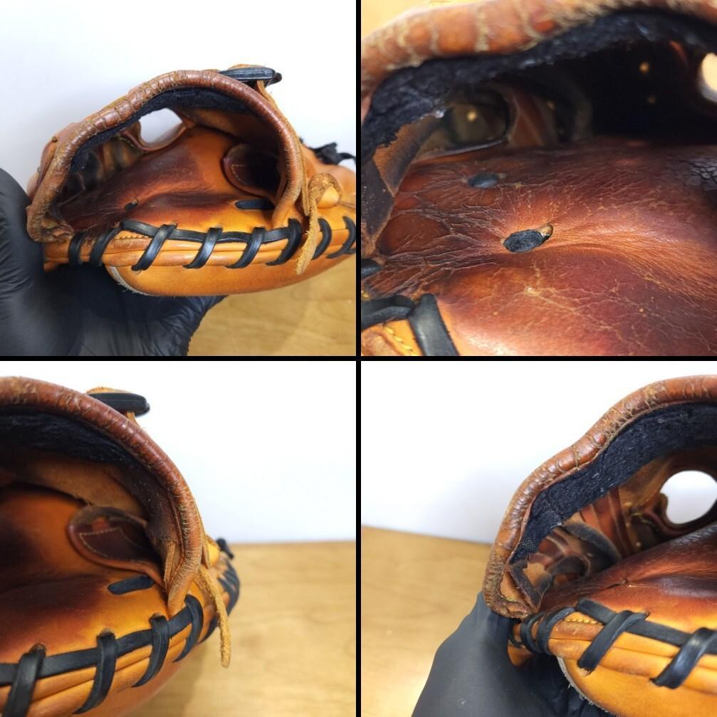 ハタケヤマ THシリーズ 北米ステアハイド使用 キャッチャーミット 軟式グローブ