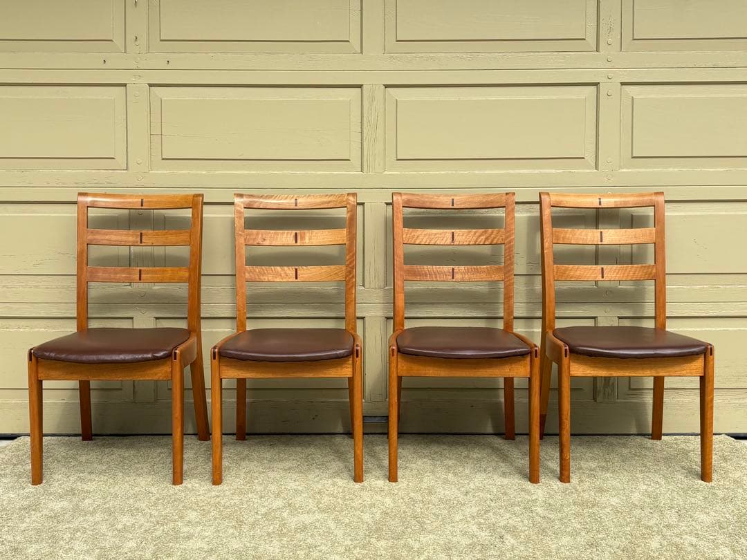 BOSCO ボスコ ダイニングチェア 4脚セット 朝日木材加工 無垢材