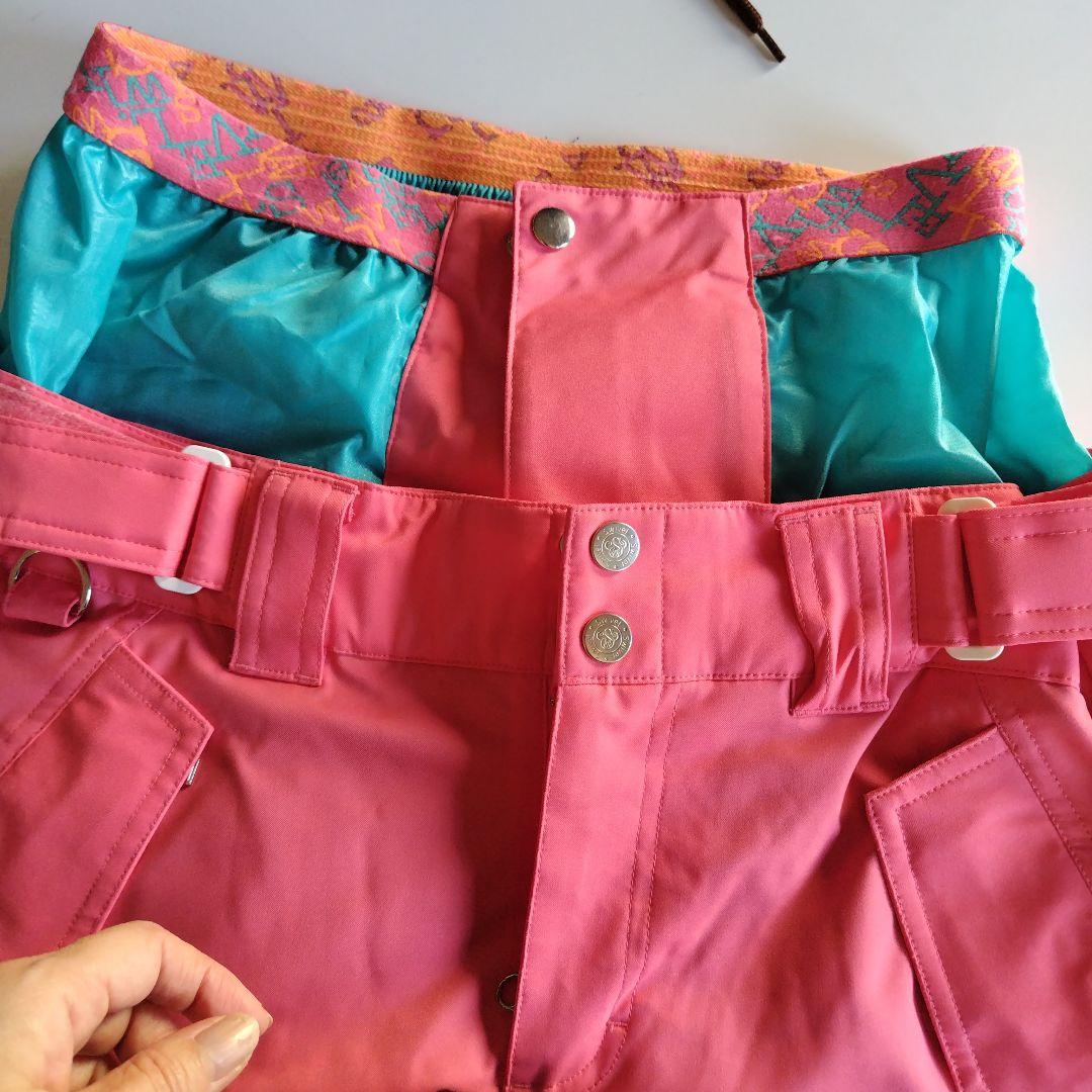 最終値下げ　swivel スキーウェアセット L ブラック/ピンク