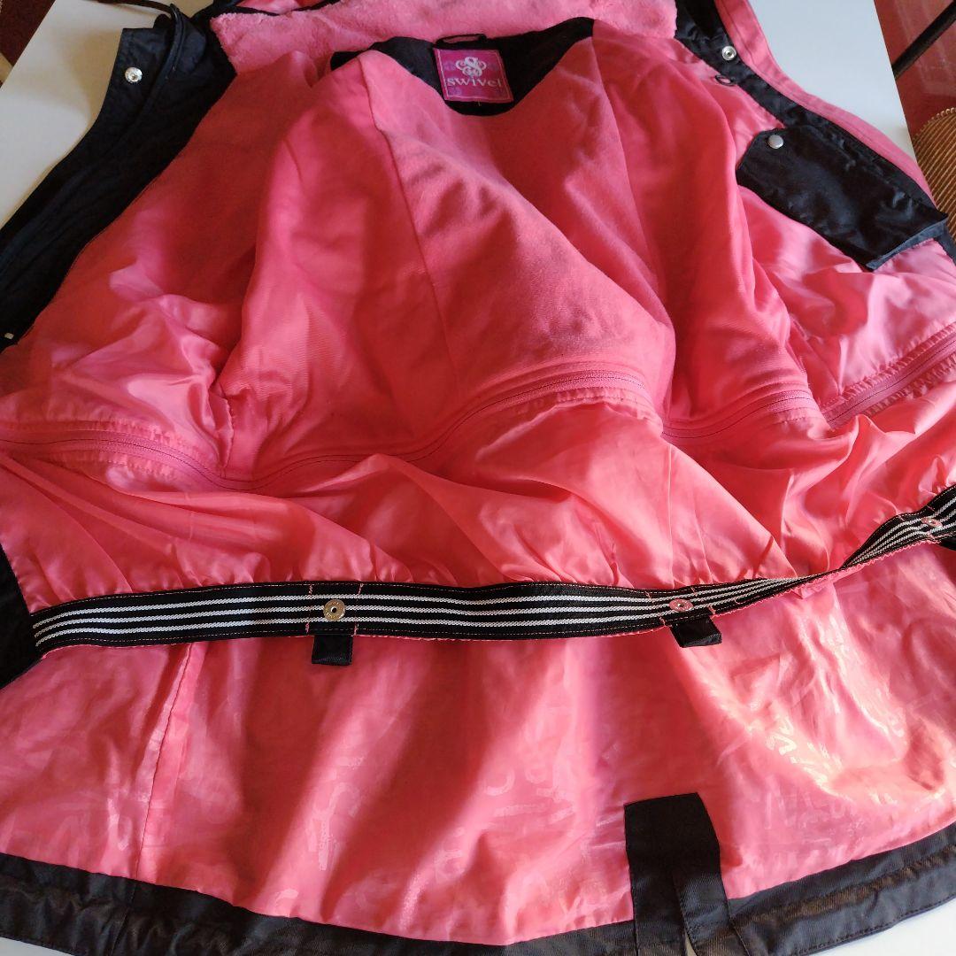 最終値下げ　swivel スキーウェアセット L ブラック/ピンク