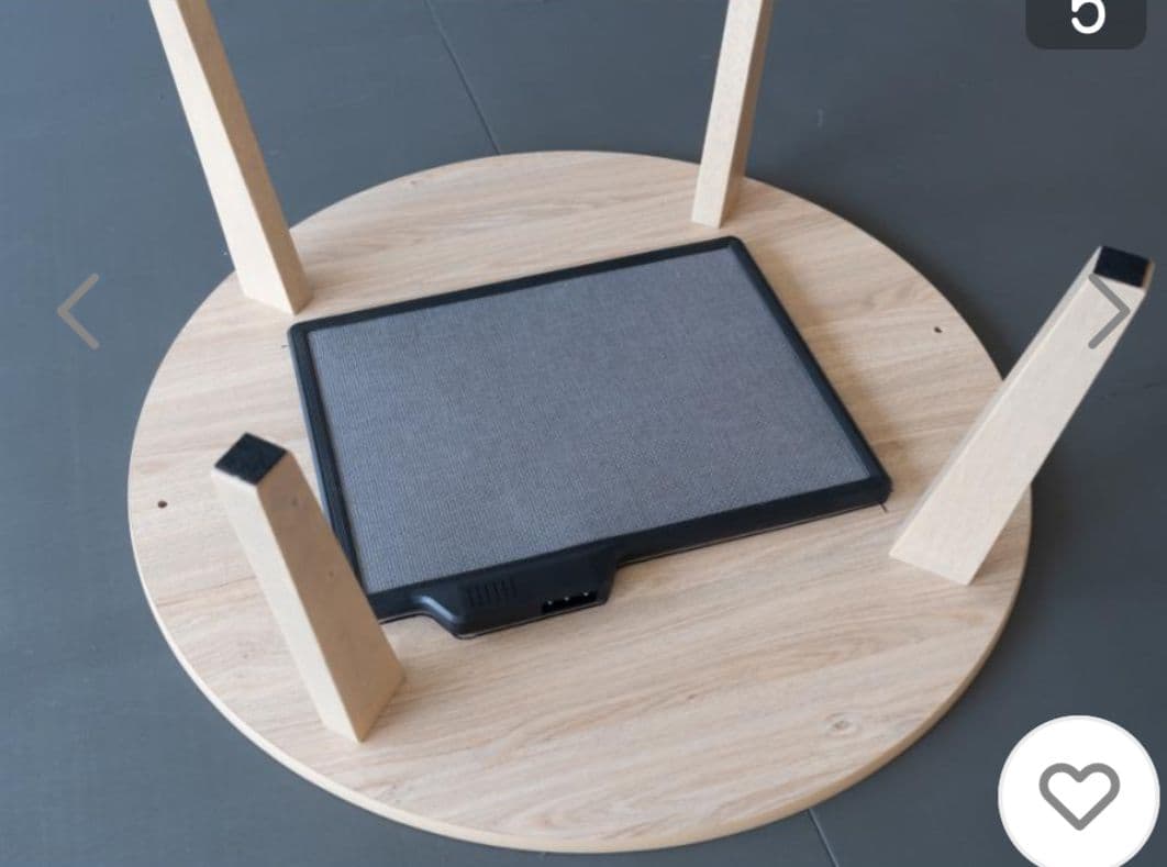 円形こたつテーブル 85×85 フラットヒーター　ほぼ新品