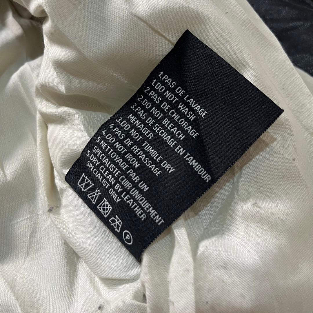 Schott ボンバージャケット レディース ラムレザー M 黒 古着 00s