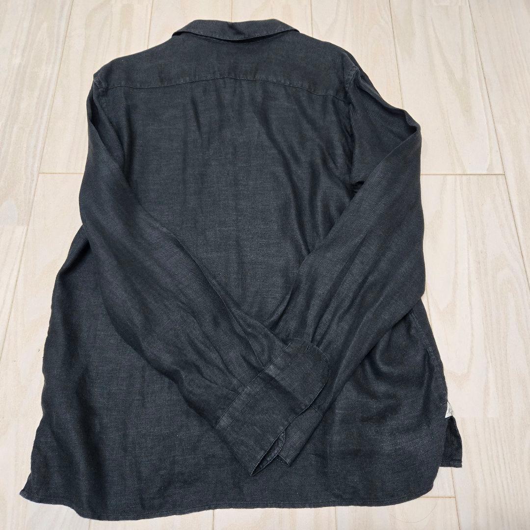 Massimo d’Augusto/マッシモダウグスト/カプリシャツ/黒/L