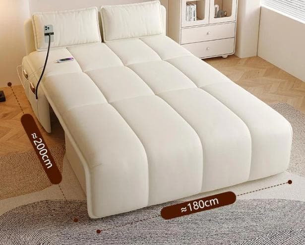 自動伸縮式ソファベッド電動ソファベッド収納スペース 折りたたみ式 リビング・寝室