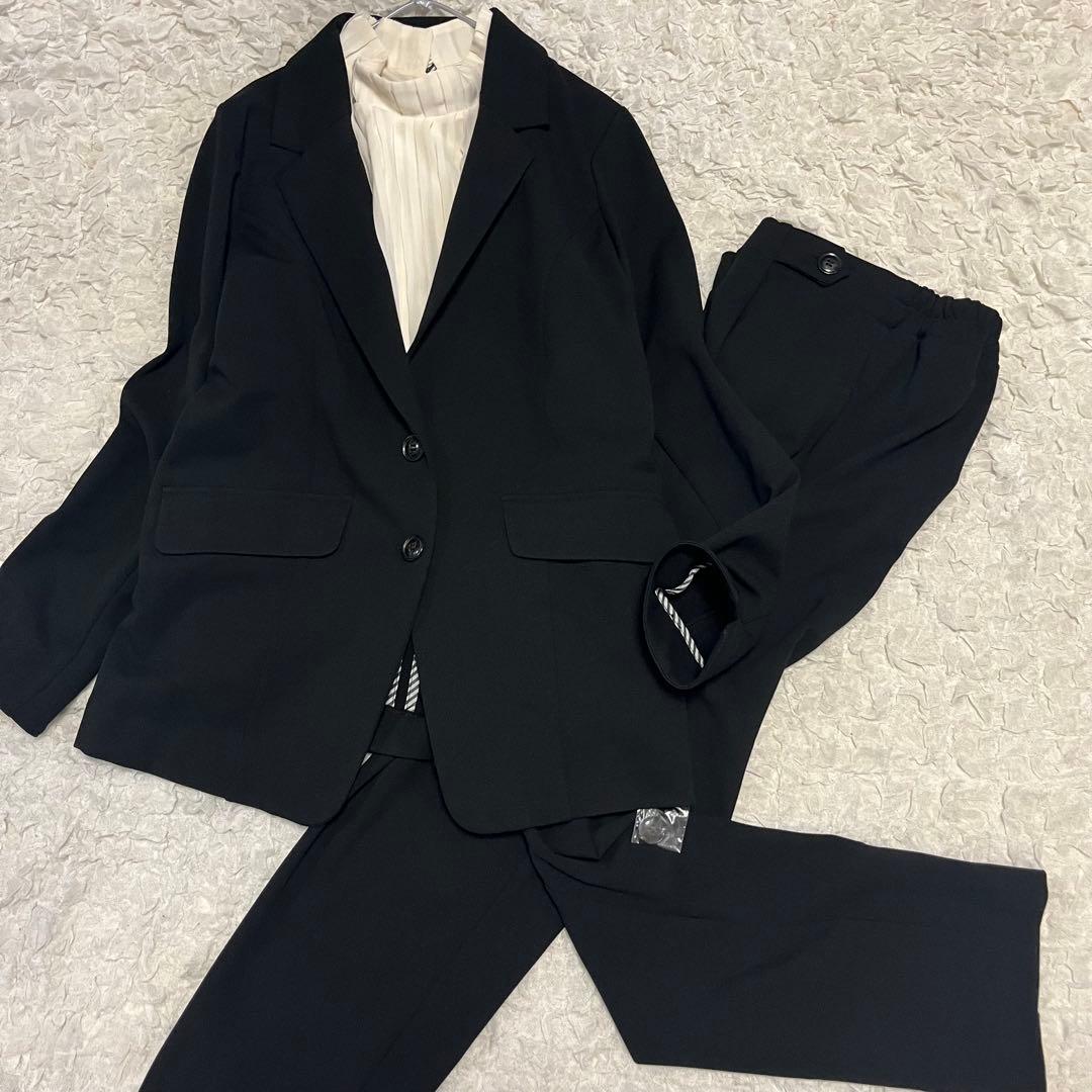 未使用【イディット】バレエフィット ストレッチ パンツスーツ TL XL 高身長