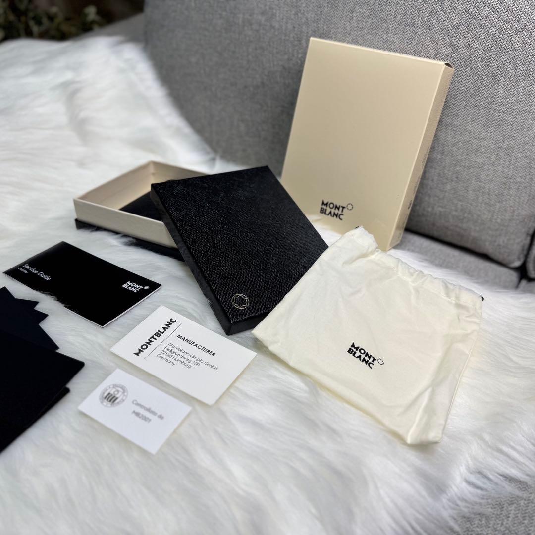 未使用 モンブラン サルトリアル ウォレット 8cc サフィアーノレザー