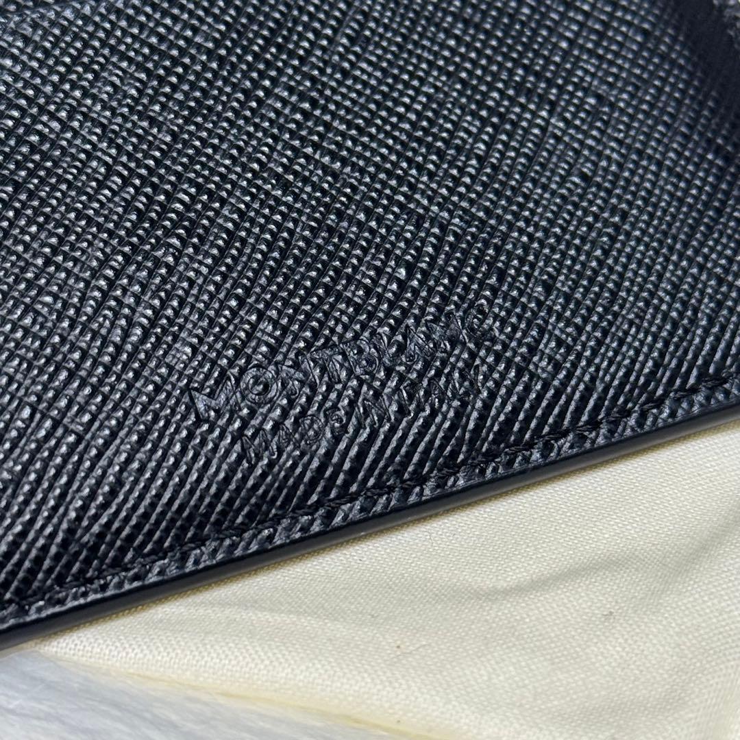 未使用 モンブラン サルトリアル ウォレット 8cc サフィアーノレザー