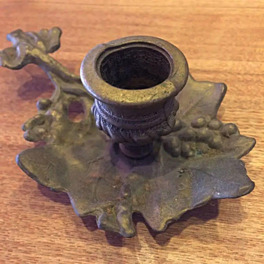 Maria　イギリス 1930年代 アンティークキャンドルスタンド 真鍮