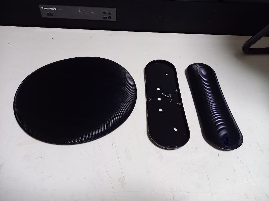 1980's　日本製　スペースエイジ　インダストリアル　ストライプ　ハイチェア