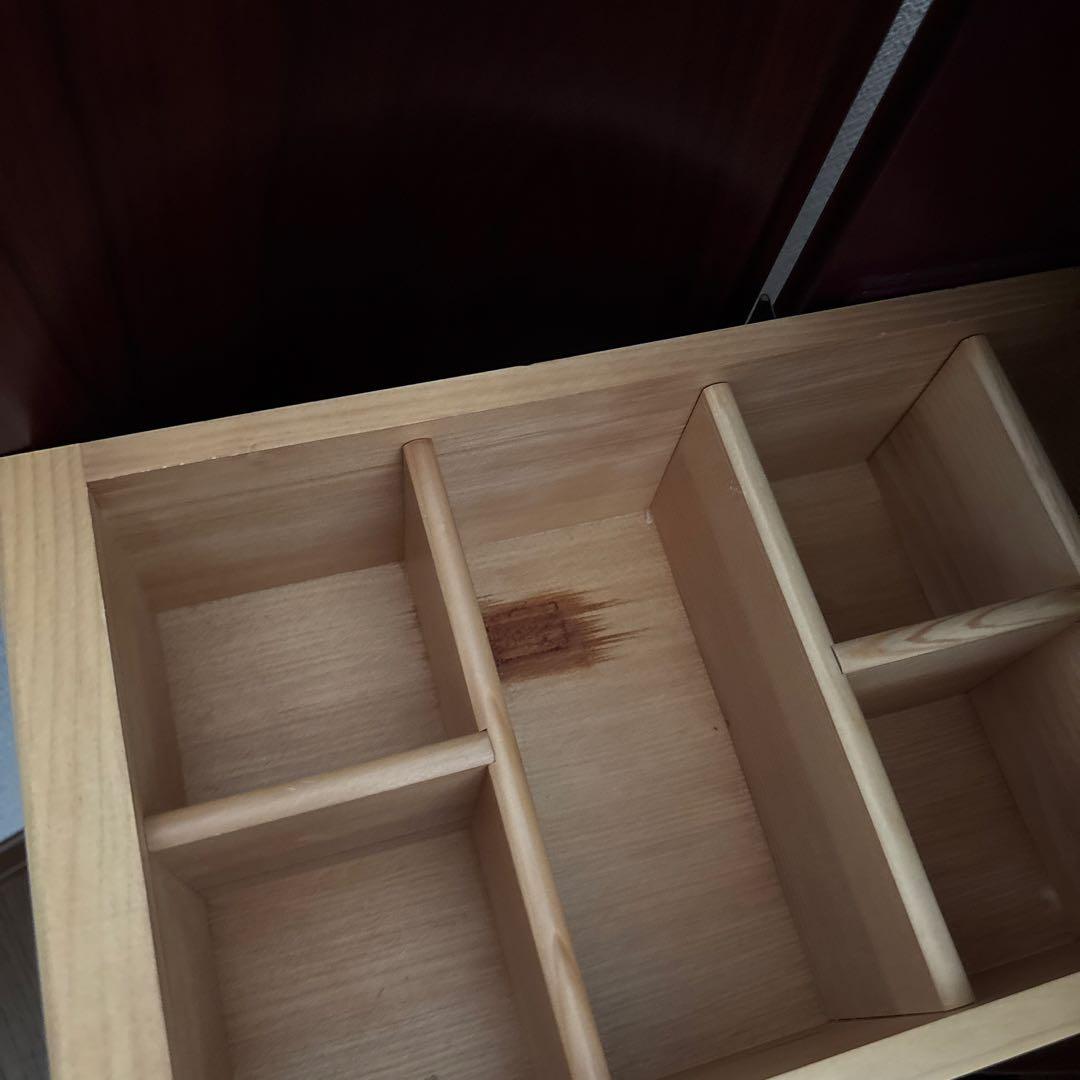 角元産業（株）高級アンティークドレッサー　面取りミラー　昭和ヴィンテージ