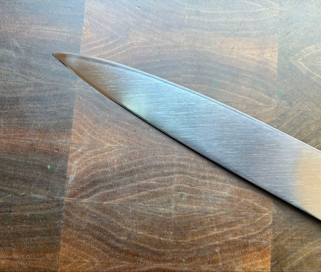 合羽橋　かまた刃研社　銀三　柳刃　240mm 包丁　和包丁　水牛朴　ステンレス