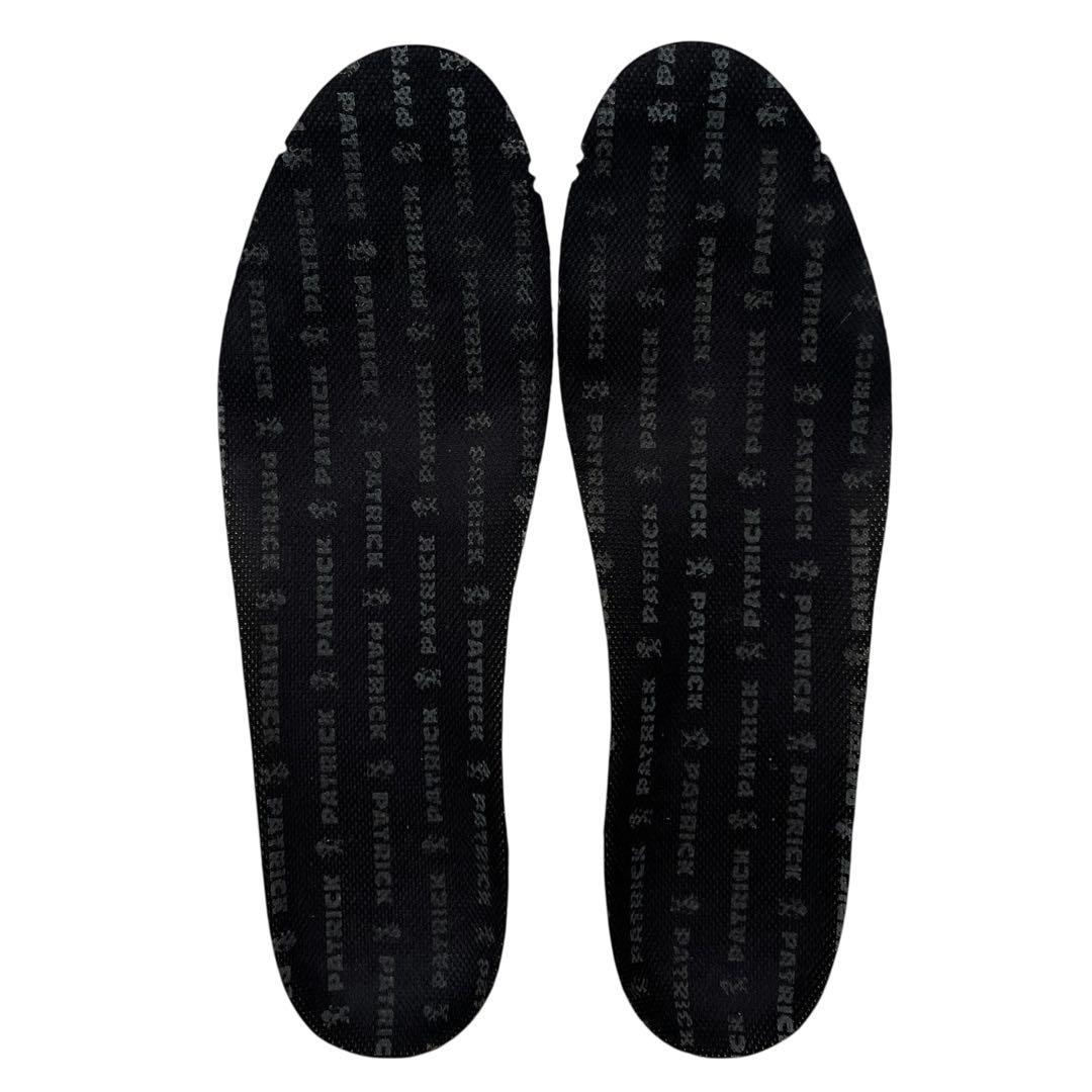 美品 PATRICK 42 パミール ウォータープルーフ レザー スニーカー 黒