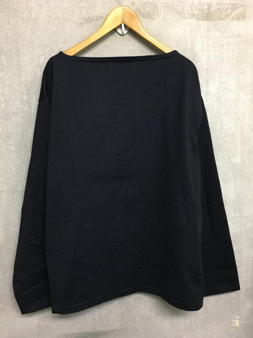 ウティ 2025 美品 オーバーサイズ ボートネック バスク シャツ