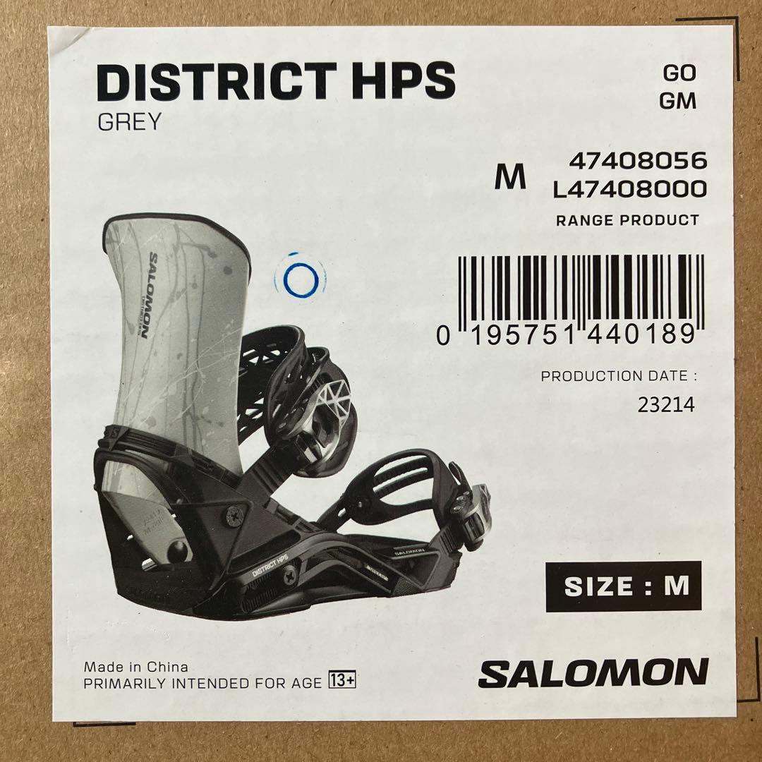 【新品】SALOMON サロモン　DISTRICT HPS 23-24モデル