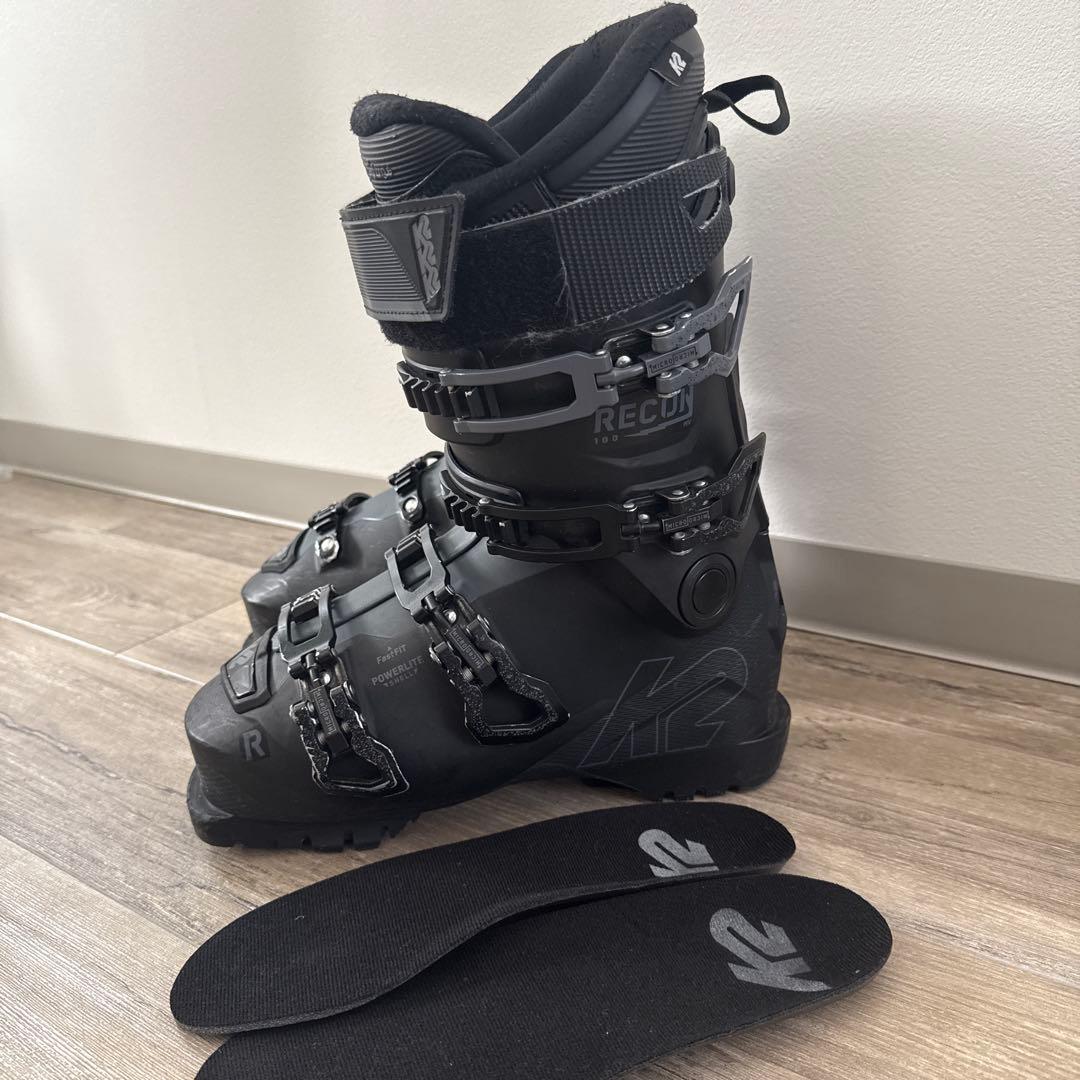 K2 Recon 100 MV スキー ブーツ(男性用) 純正インソール未使用