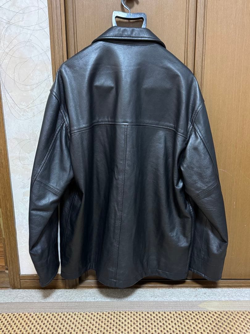 ナノユニバース　カーコート　コーチジャケット　レザー