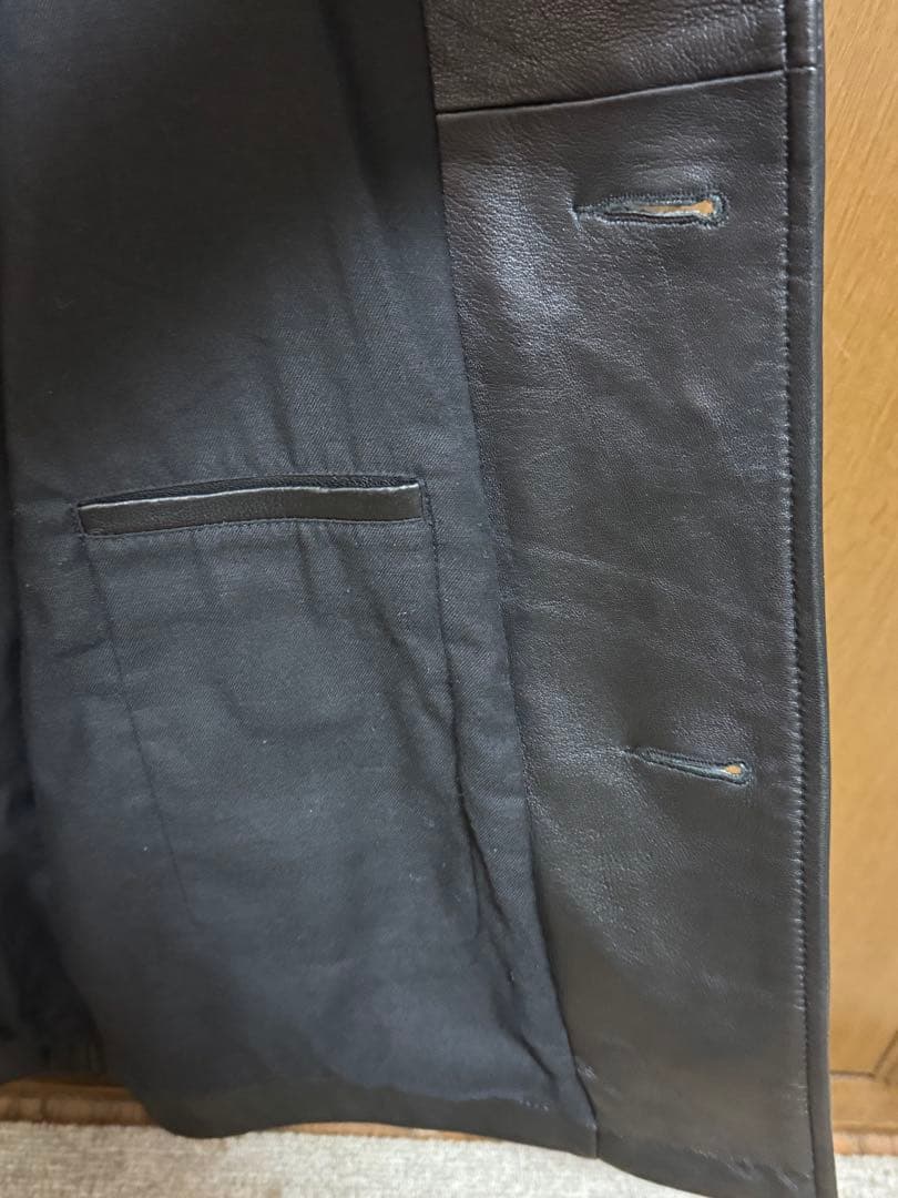 ナノユニバース　カーコート　コーチジャケット　レザー