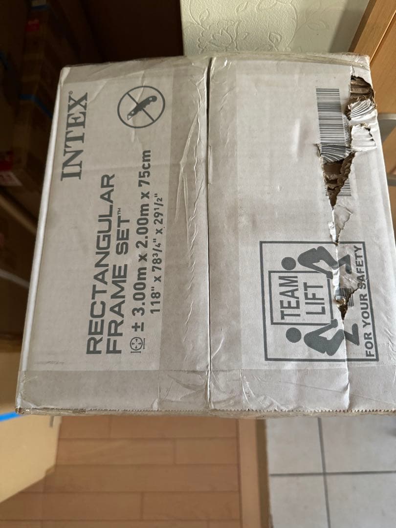 INTEX 3.0m 長方形フレームセット