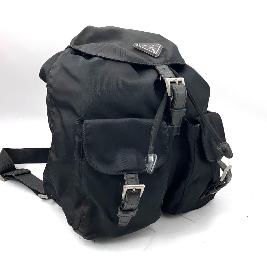 PRADA 3113 プラダ リュックサック バックパック ポコノ 黒