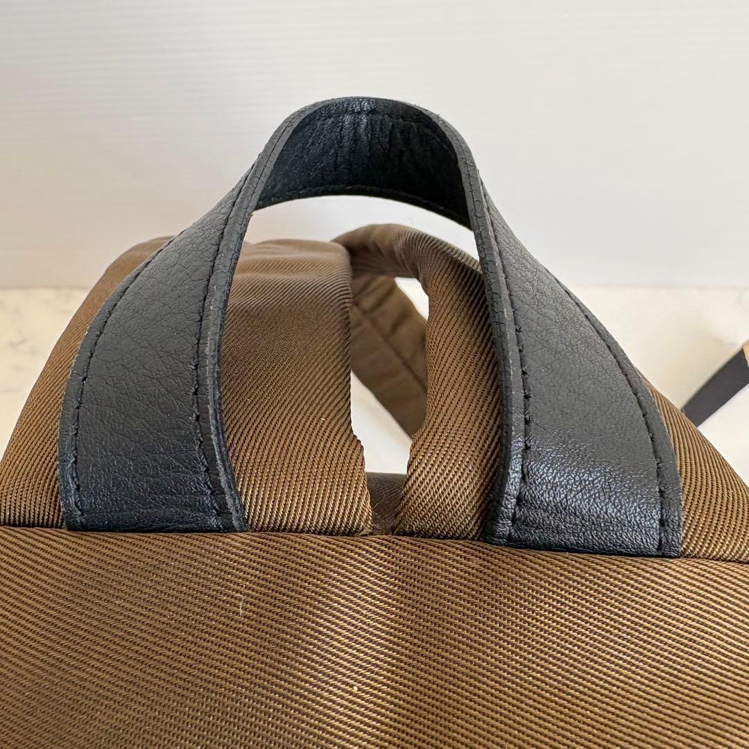 美品 TOCCA トッカ リボン リュック 定価2.7万円バックパック カーキ