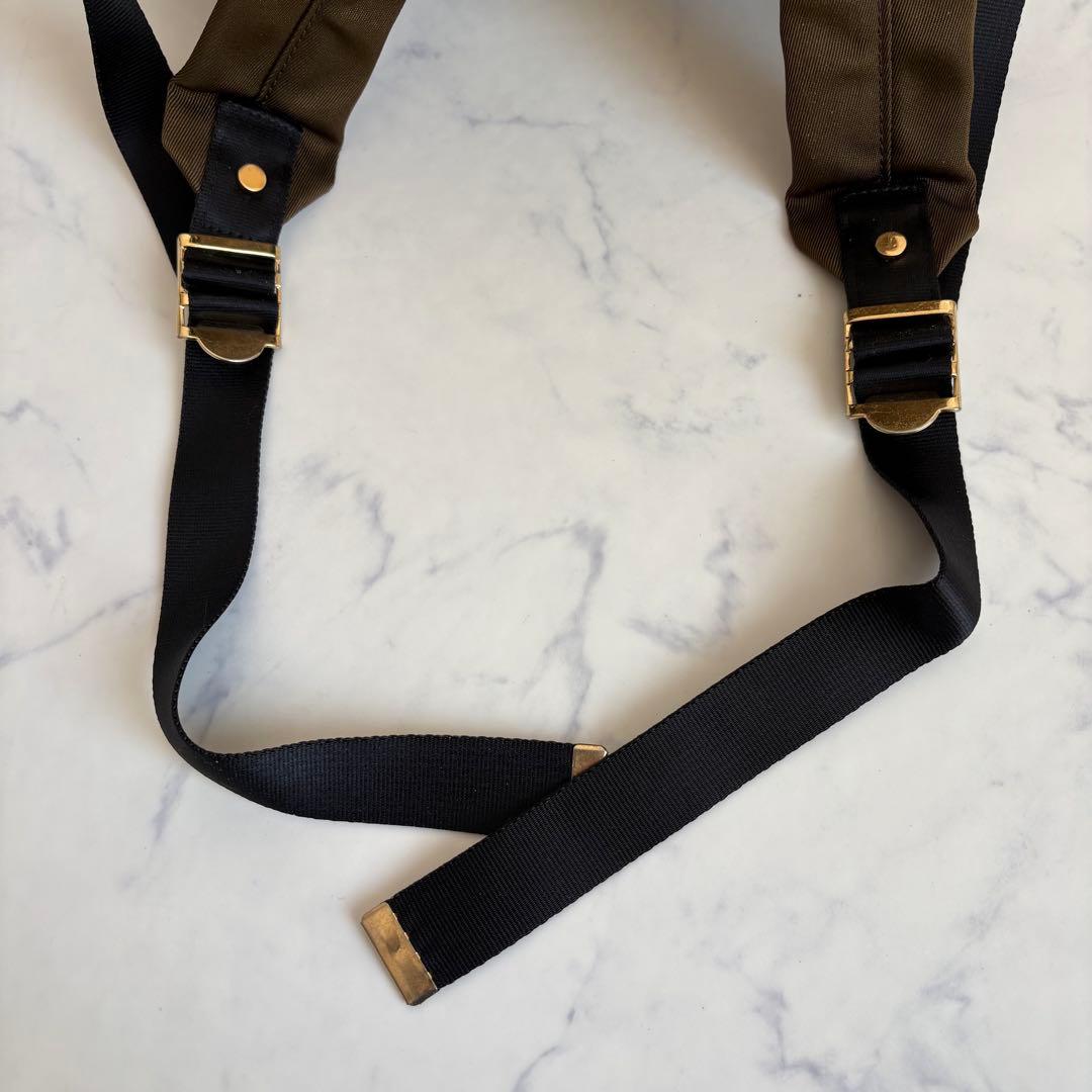 美品 TOCCA トッカ リボン リュック 定価2.7万円バックパック カーキ