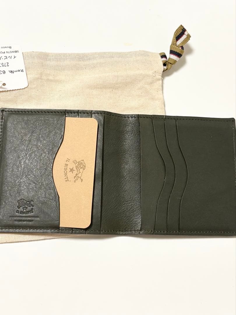 ゴルビー　新品　イルビゾンテ　二つ折り　財布　札入れ　カード