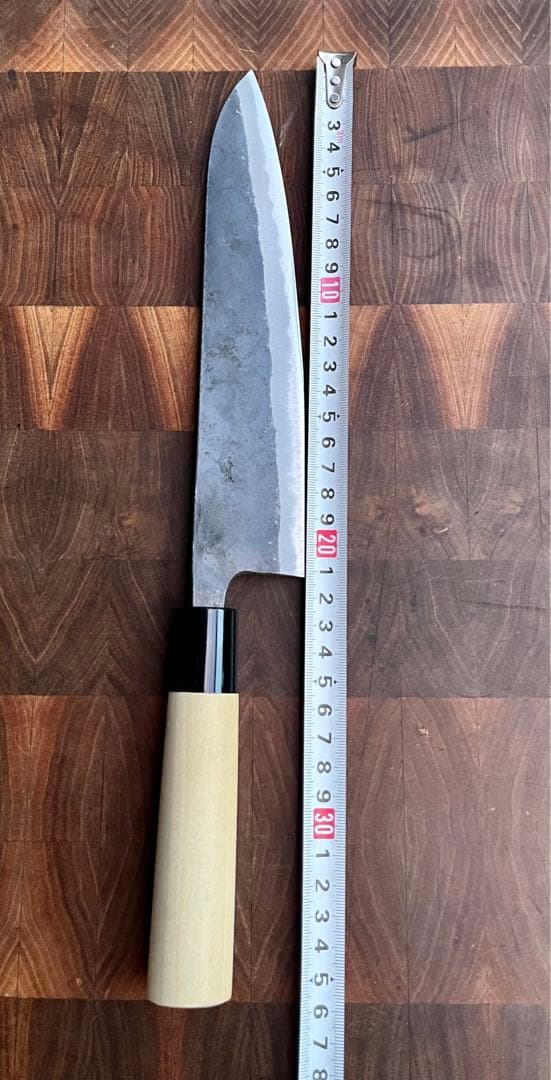 土佐打刃物　青2 和　牛刀　210mm 7寸　包丁　黒打ち　手打　未使用　青紙