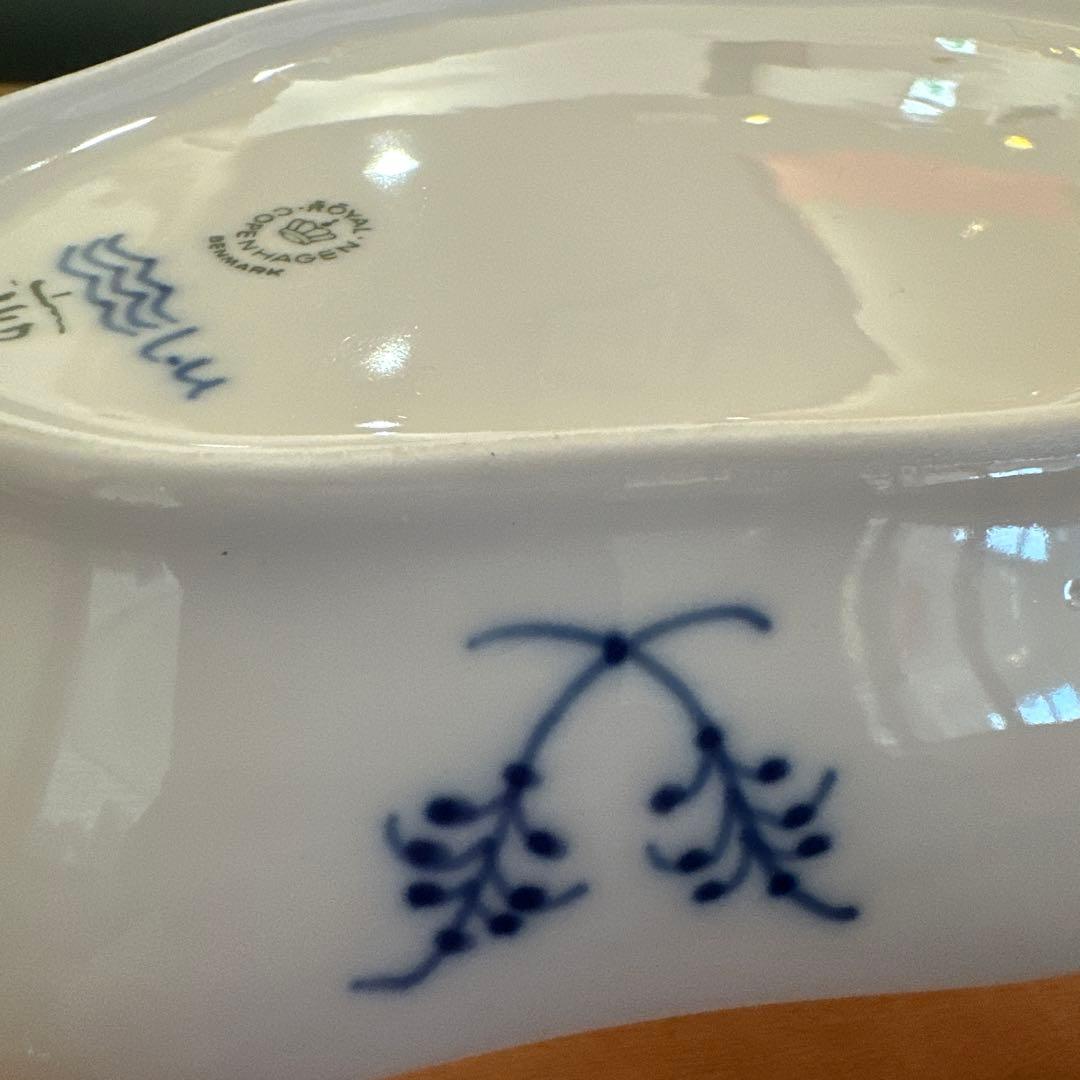専用 ロイヤルコペンハーゲン ブルーフルーテッド プレイン 長期保管未使用 船形