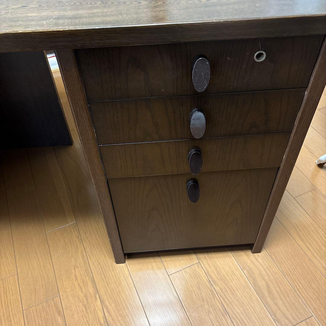 木製机　デスクワーク