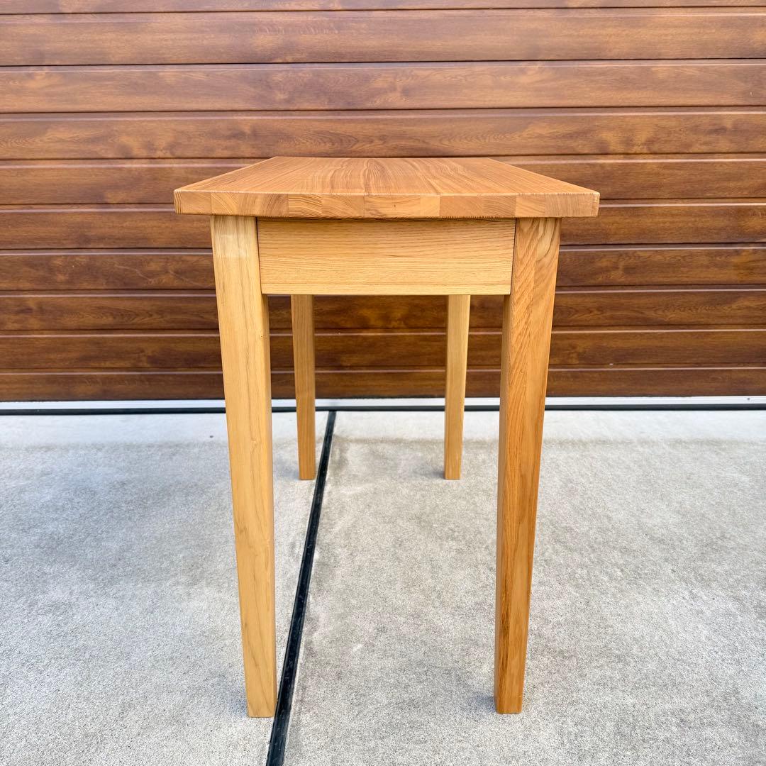 廃盤 美品 無印良品 デスク 学習机 タモ 引き出し付き