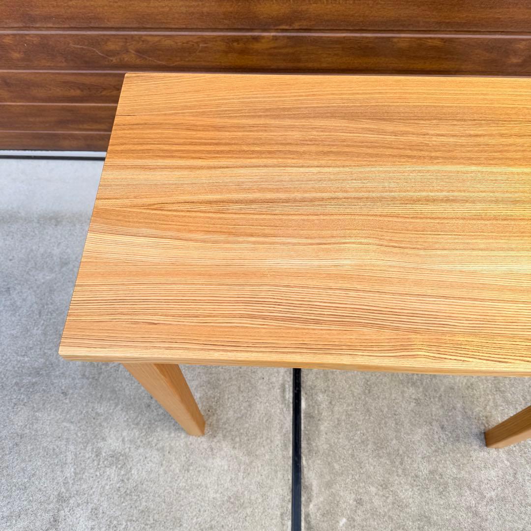 廃盤 美品 無印良品 デスク 学習机 タモ 引き出し付き