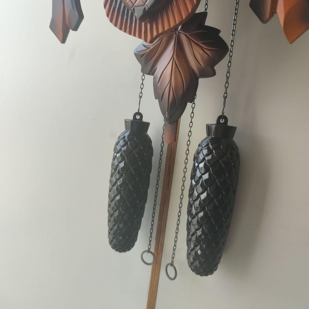 CITIZEN　シチズンクオーツ　4MJ-2 木製クク時計 1980年代