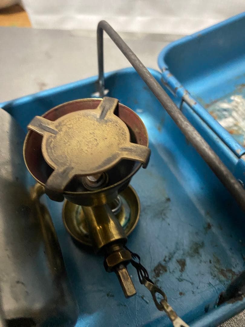 ガソリンストーブ マナスル160 箱ストーブ メンテナンス済 実働品 作動良好品