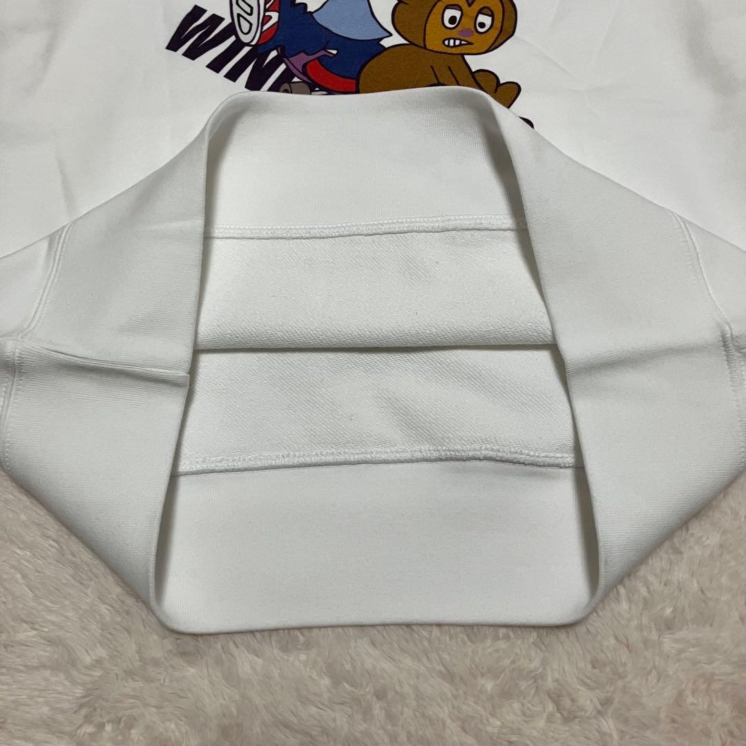 新品 希少 WIND AND SEA パラッパラッパー コラボ パーカー M 白