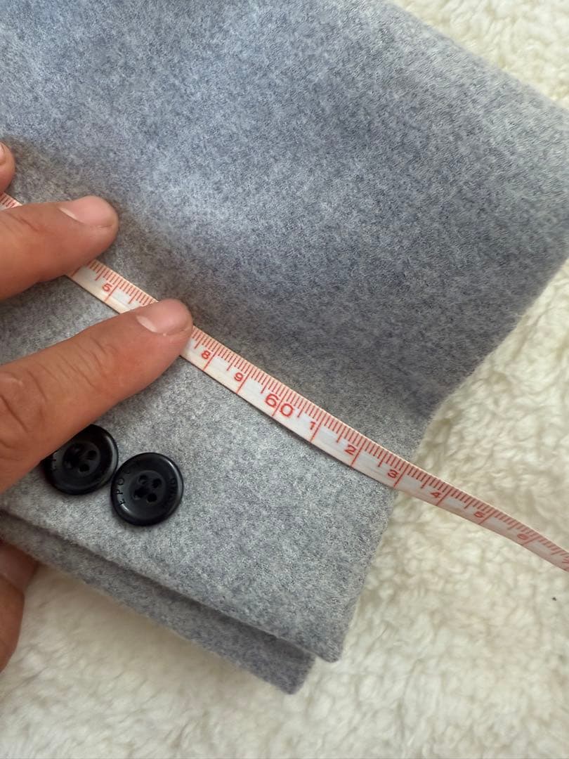 正月特価 EPOCA UOMOライトグレー スタンドカラーコート　エポカウォモ