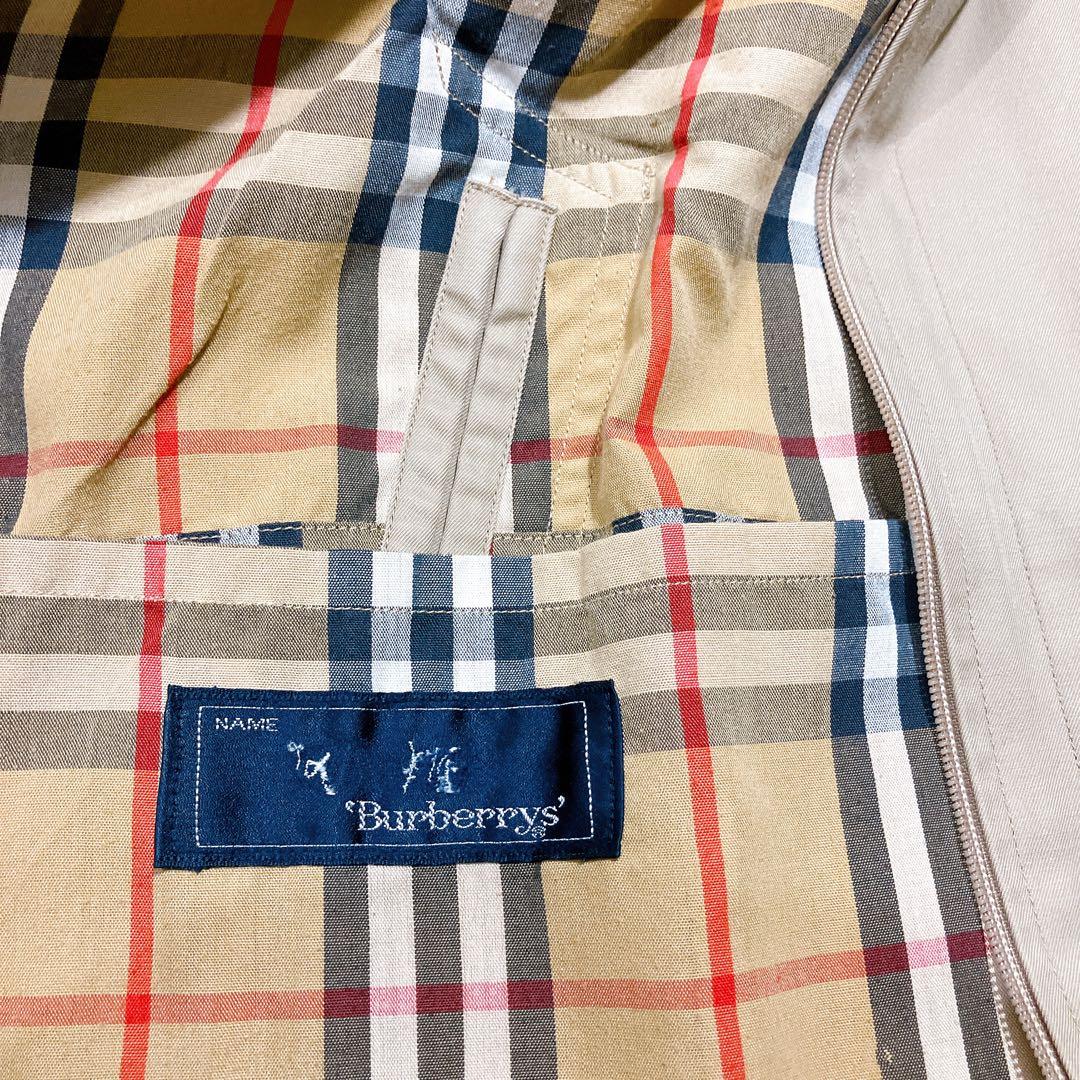 【逸品】バーバリーズ　ステンカラーコート　ハニーベージュ　ライナー付　XL相当