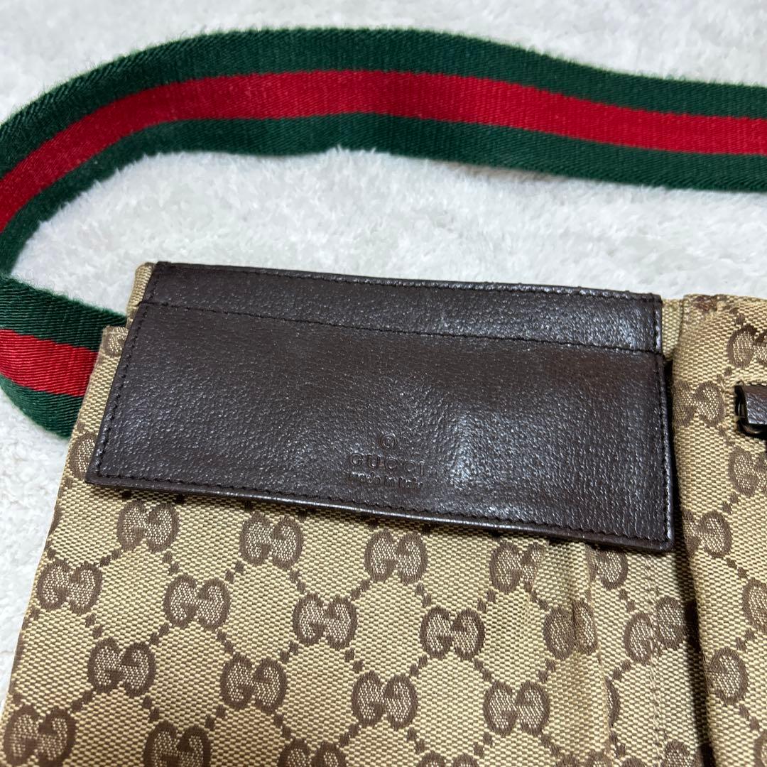 ♦︎極美品♦︎GUCCI♦︎グッチ♦︎GGパターン ボディバッグ