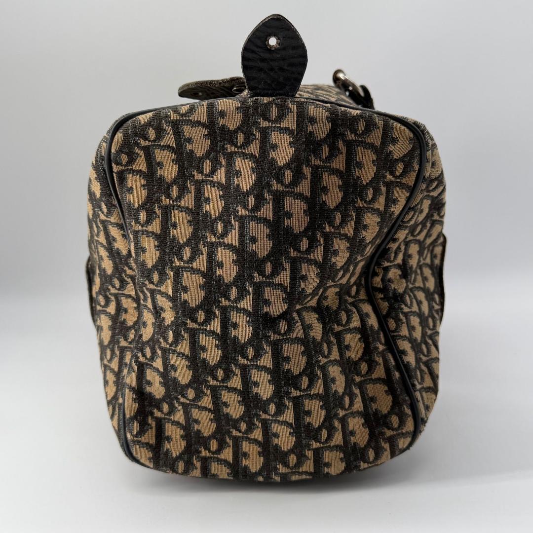 15420✨良品✨クリスチャンディオール トロッター柄 ボストンバッグ 大