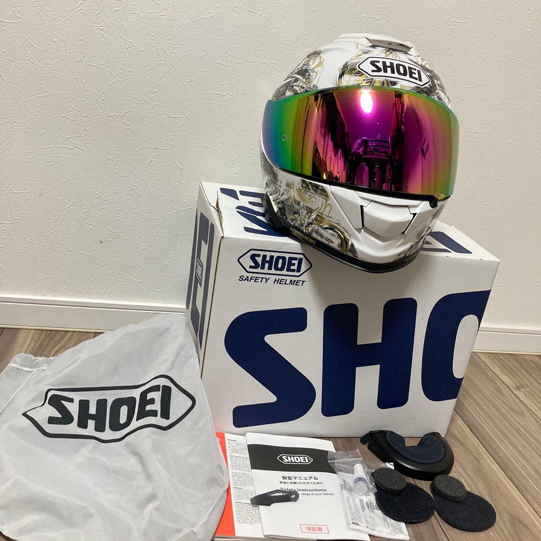 SHOEI フルフェイスヘルメット GT–Air2 ホワイトゴールド　Lサイズ