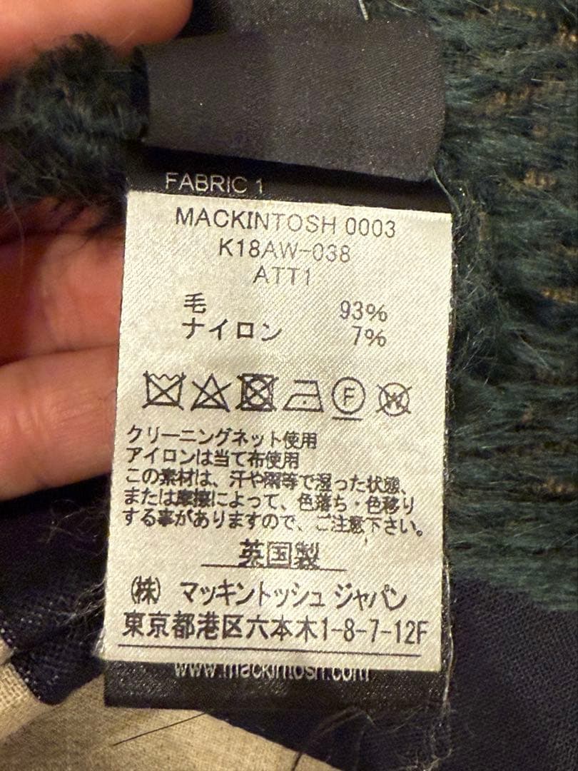 MACKINTOSH 0003 キココスタディノフ　マフラー