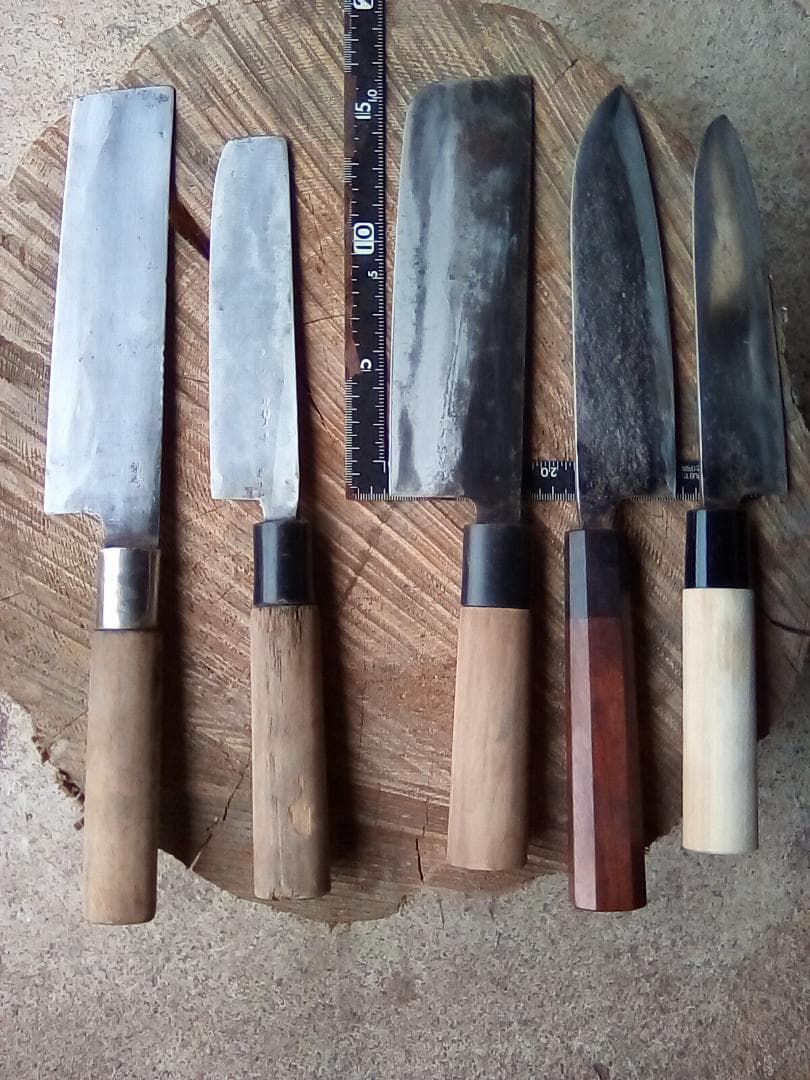 中古　和包丁　5本　鋼