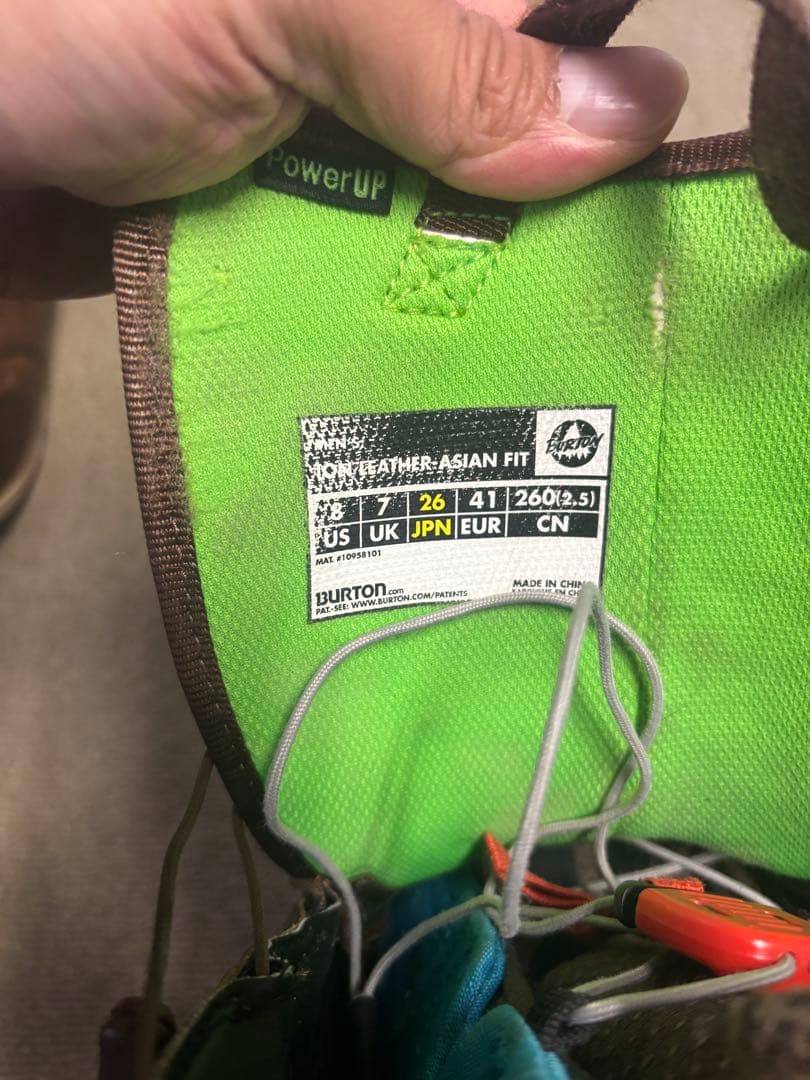 BURTON ION LEATHER バートンアイオンレザー　スノーボードブーツ